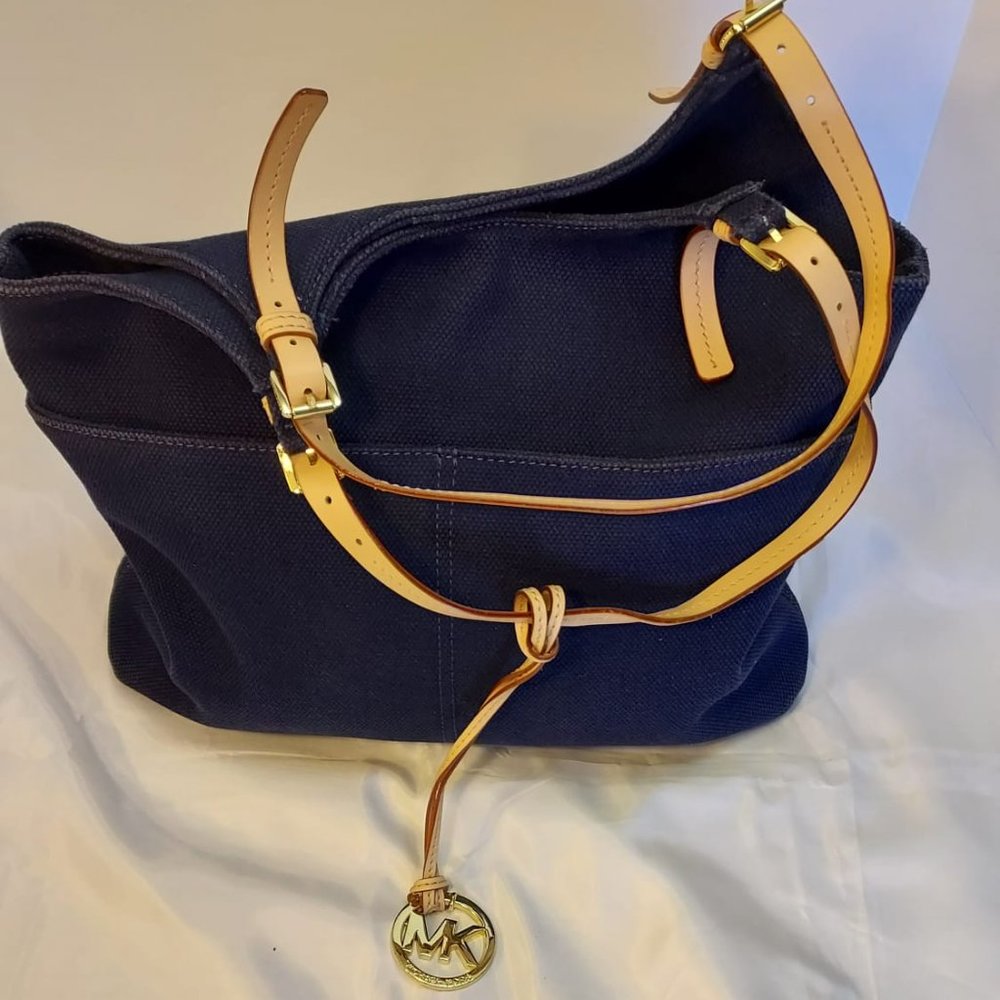 Michael Kors Denim Canvas Tote